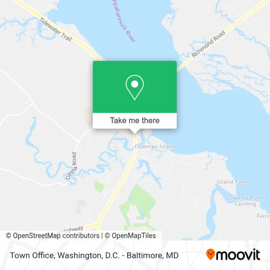 Town Office map