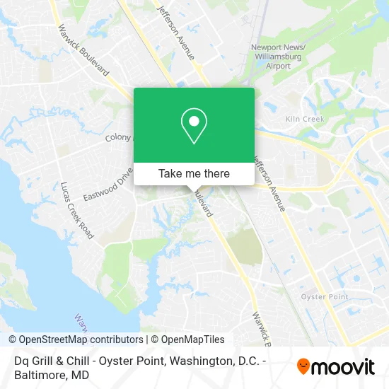 Dq Grill & Chill -                            Oyster Point map