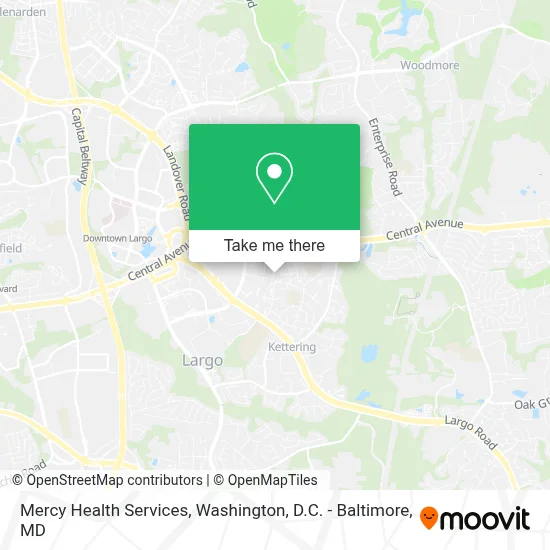 Mercy Health Services map