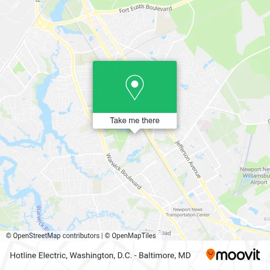 Hotline Electric map