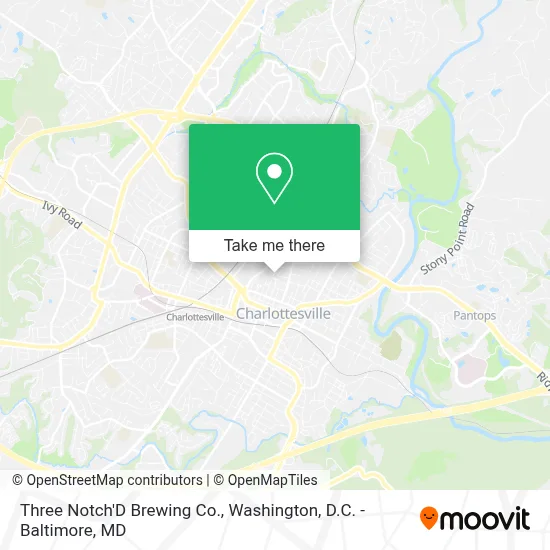 Three Notch'D Brewing Co. map