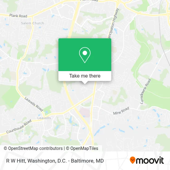 R W Hitt map