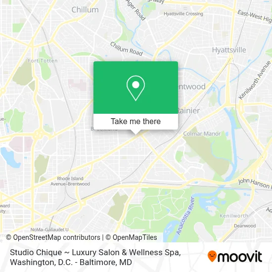 Studio Chique ~ Luxury Salon & Wellness Spa map