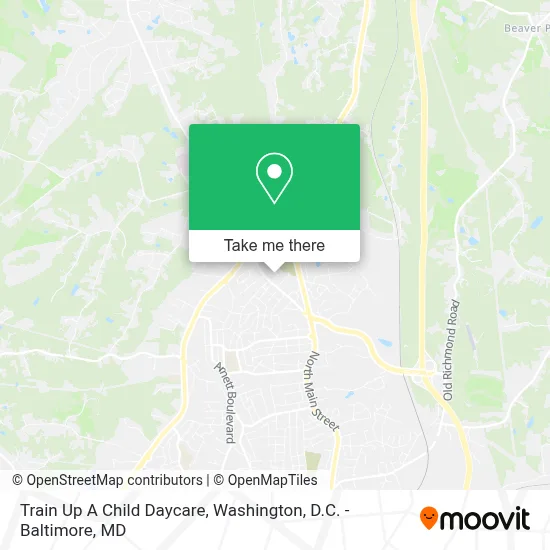 Train Up A Child Daycare map