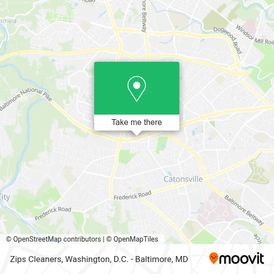 Zips Cleaners map
