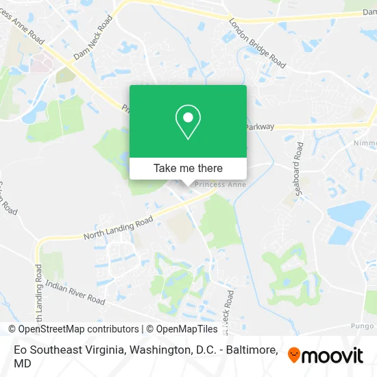 Eo Southeast Virginia map