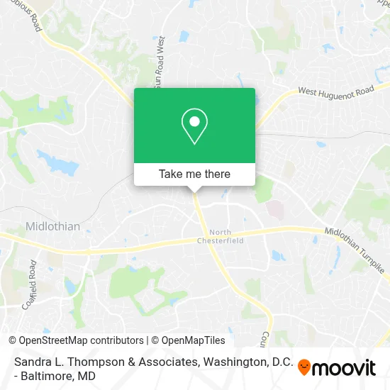 Sandra L. Thompson & Associates map