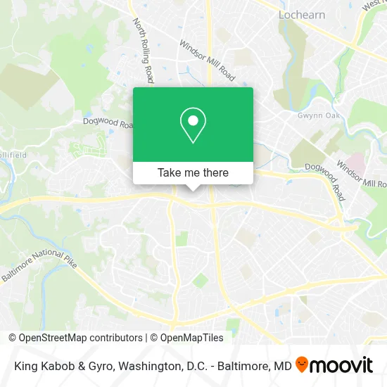 King Kabob & Gyro map