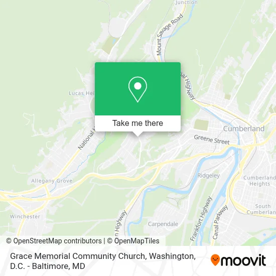 Grace Memorial Community Church map