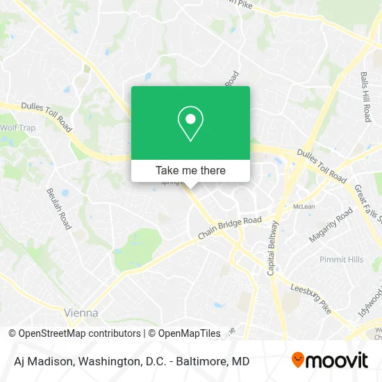 Aj Madison map