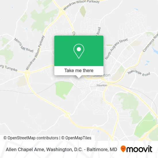 Allen Chapel Ame map
