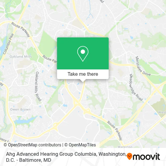 Ahg Advanced Hearing Group   Columbia map