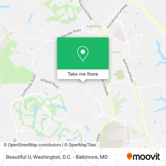 Beautiful U map