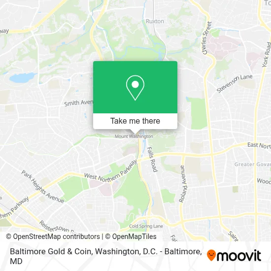 Baltimore Gold & Coin map