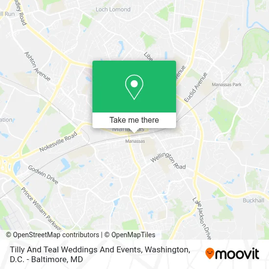 Tilly And Teal Weddings And Events map