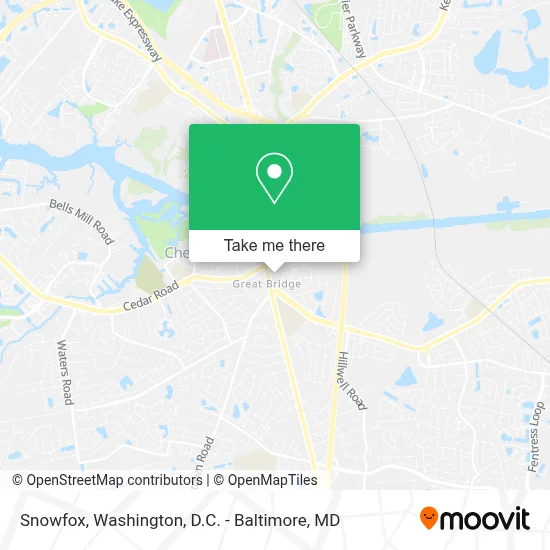 Snowfox map