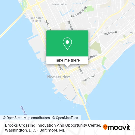 Brooks Crossing Innovation And Opportunity Center map