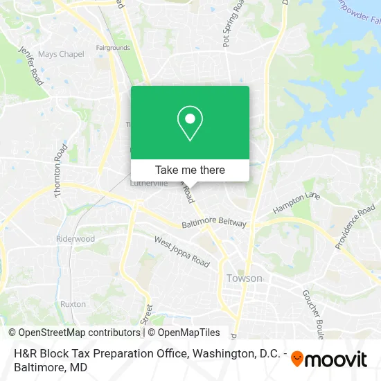 H&R Block Tax Preparation Office map