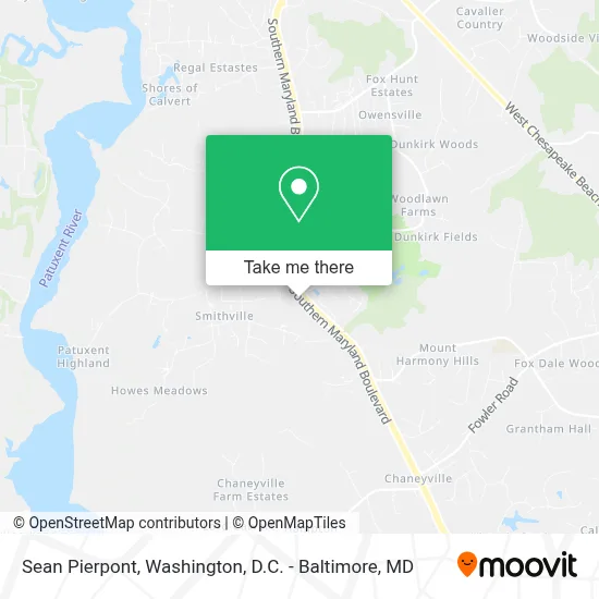 Sean Pierpont map