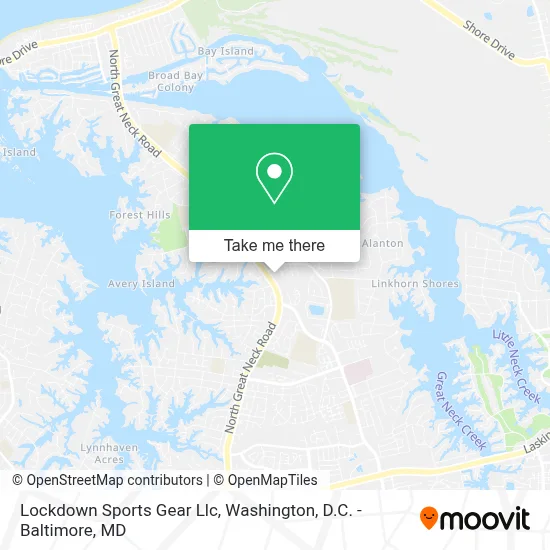Lockdown Sports Gear Llc map