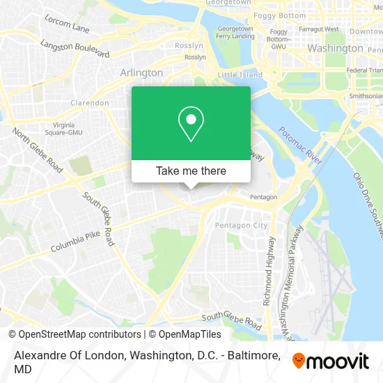 Alexandre Of London map