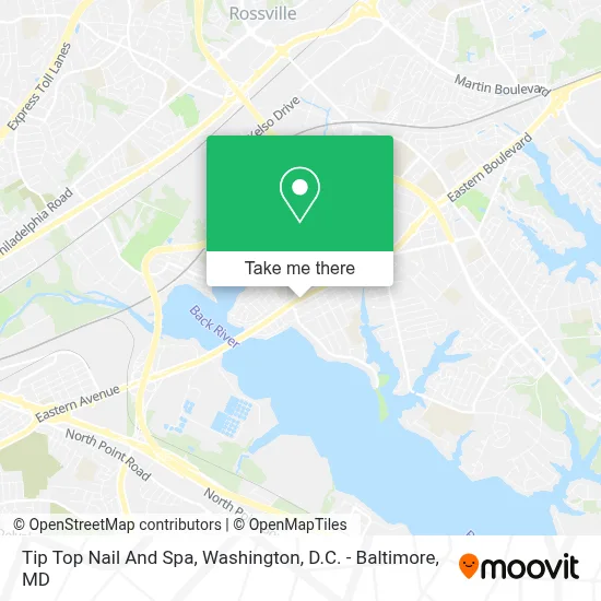 Tip Top Nail And Spa map
