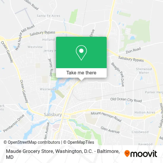 Maude Grocery Store map