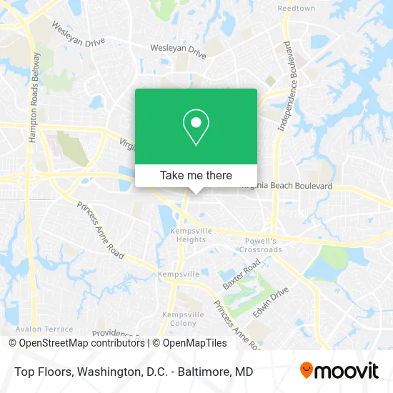 Top Floors map