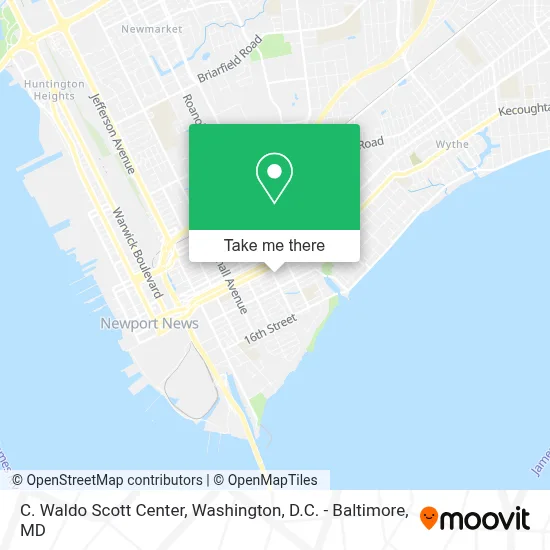 C. Waldo Scott Center map