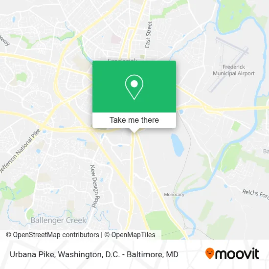 Urbana Pike map