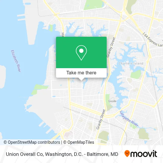 Union Overall Co map