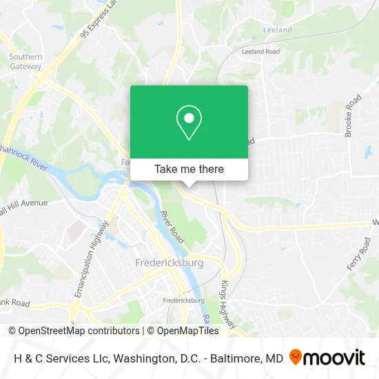 H & C Services Llc map