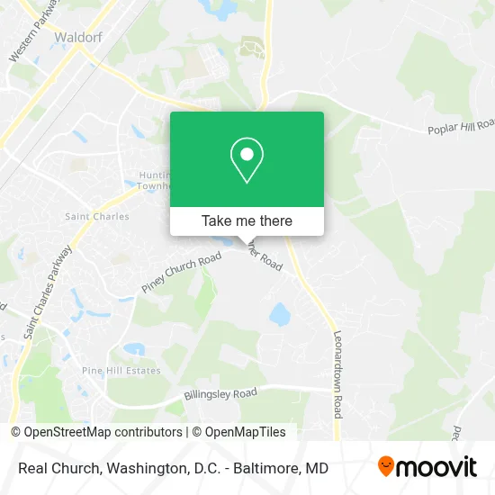 Real Church map