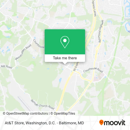 At&T Store map
