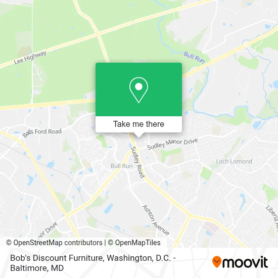 Bob's Discount Furniture map