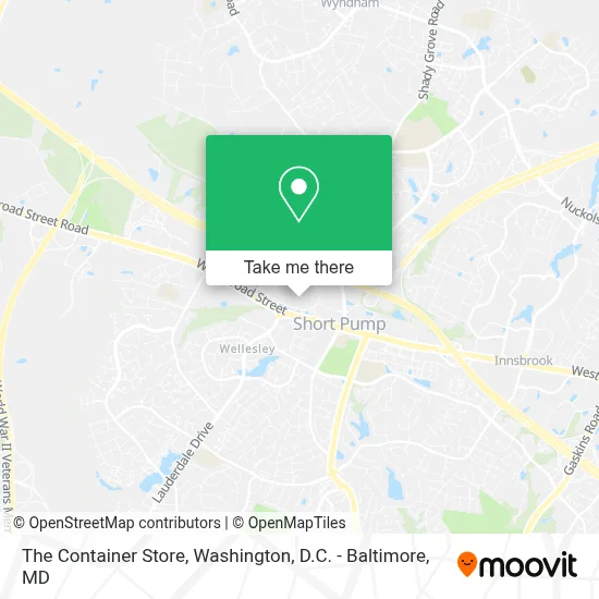 The Container Store map