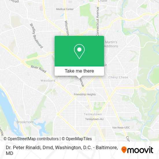 Dr. Peter Rinaldi, Dmd map
