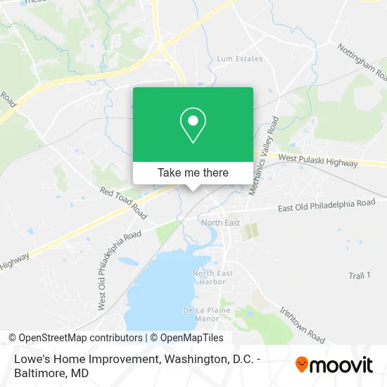 Lowe's Home Improvement map