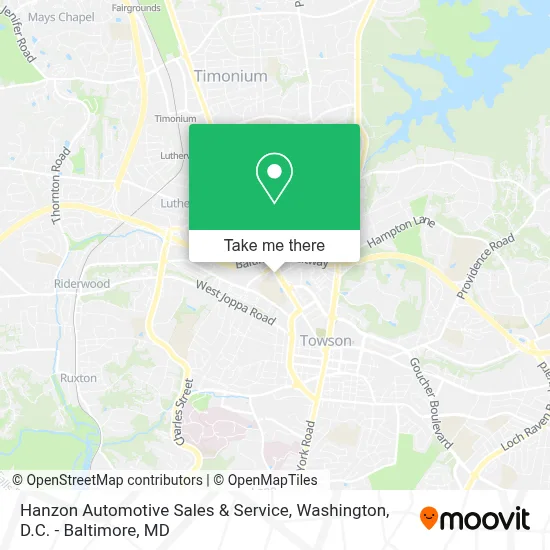 Hanzon Automotive Sales & Service map