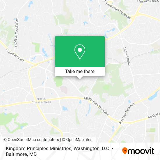 Kingdom Principles Ministries map