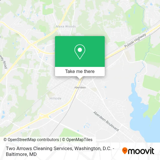 Two Arrows Cleaning Services map