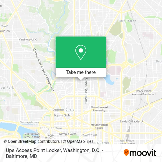 Ups Access Point Locker map