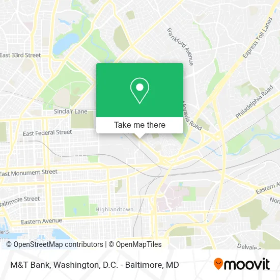 M&T Bank map