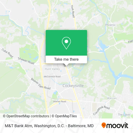 M&T Bank Atm map