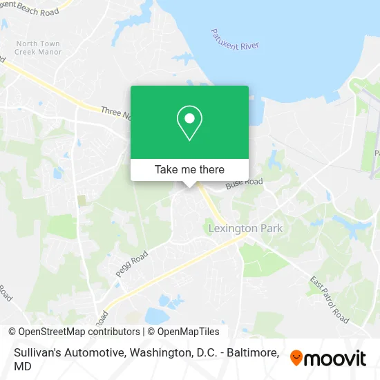 Sullivan's Automotive map