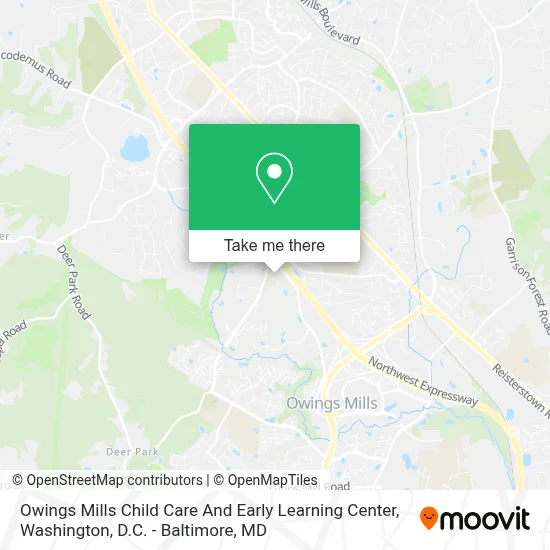 Owings Mills Child Care And Early Learning Center map