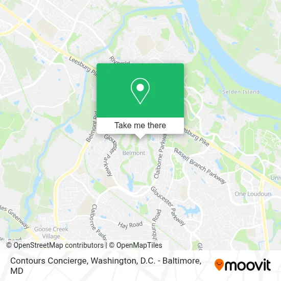 Contours Concierge map