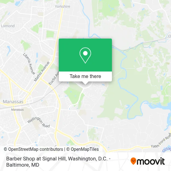 Barber Shop at Signal Hill map
