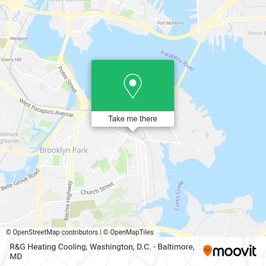 R&G Heating Cooling map