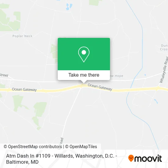 Atm Dash In #1109 - Willards map